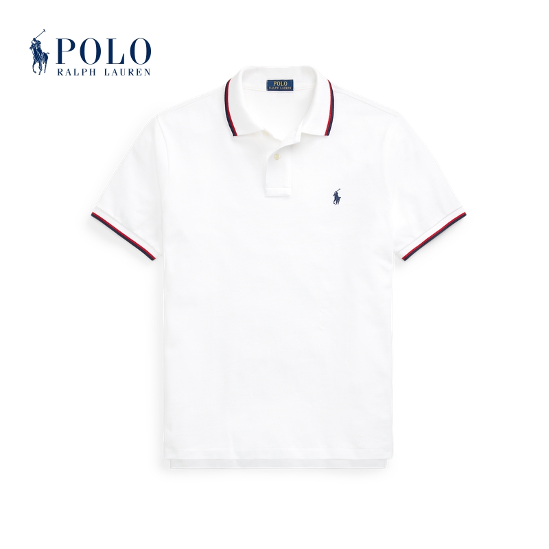 Ralph Lauren/拉夫劳伦男装 经典修身版网眼布短袖Polo衫