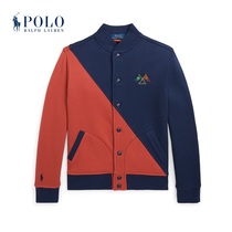 Ralph Lauren Rav Lauren boy 24 years early spring nautical flag Velvet Cloth Baseball Jacket