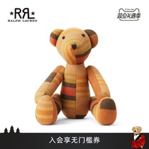 RRL male fit limited edition blanket cotton fabric small bear RL92815