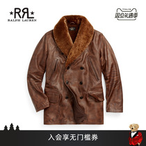 RRL mens clothing 23 years autumn winter leather pasture style jacket RL92776