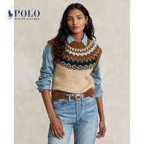 Ralph Lauren Rav Lauren Womens dress 23 Qiufer Island Miscellaneous Color Sleeveless Knitted Sweater RL25173