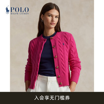 Ralph Lauren Rav Lauren womens dress 23 autumn and winter work-up version gnitwear knitted cardiovert