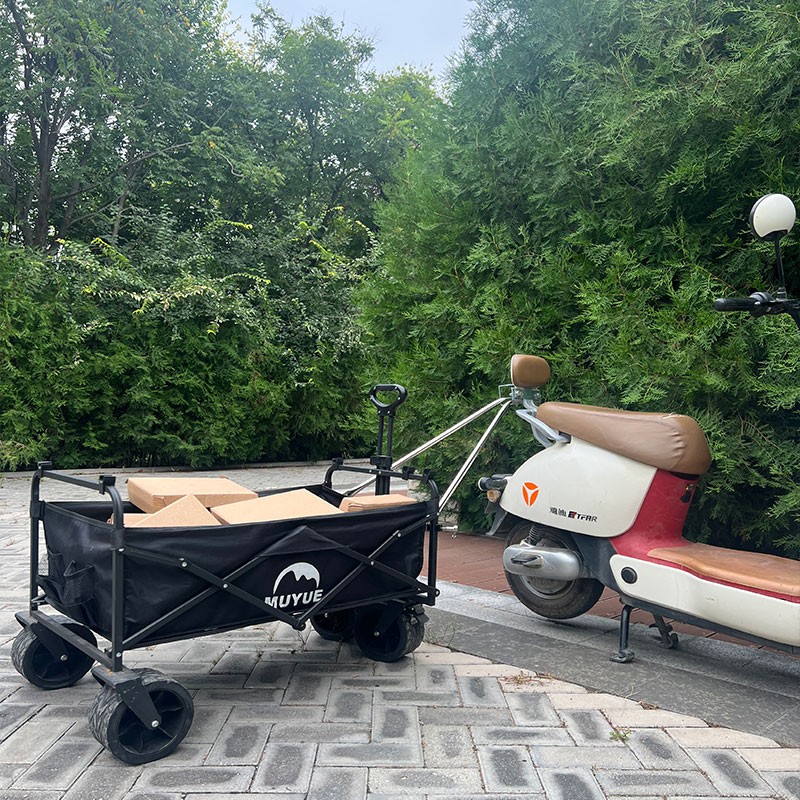 露营车拖车杆电动车摩托车拖车连接杆牵引户外钓鱼摆摊小推车拉杆 - 图2