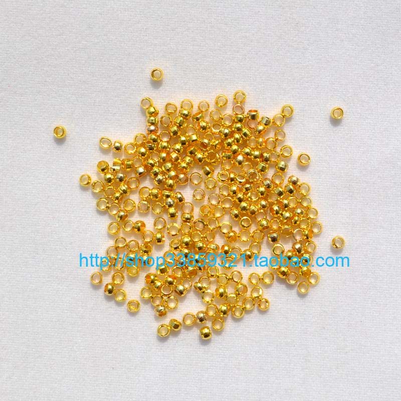 DIY饰品配件手工 项链手链串珠材料2MM镍色银色定位珠2.5元500个,淘宝优惠券,粉丝福利购,淘宝优惠卷