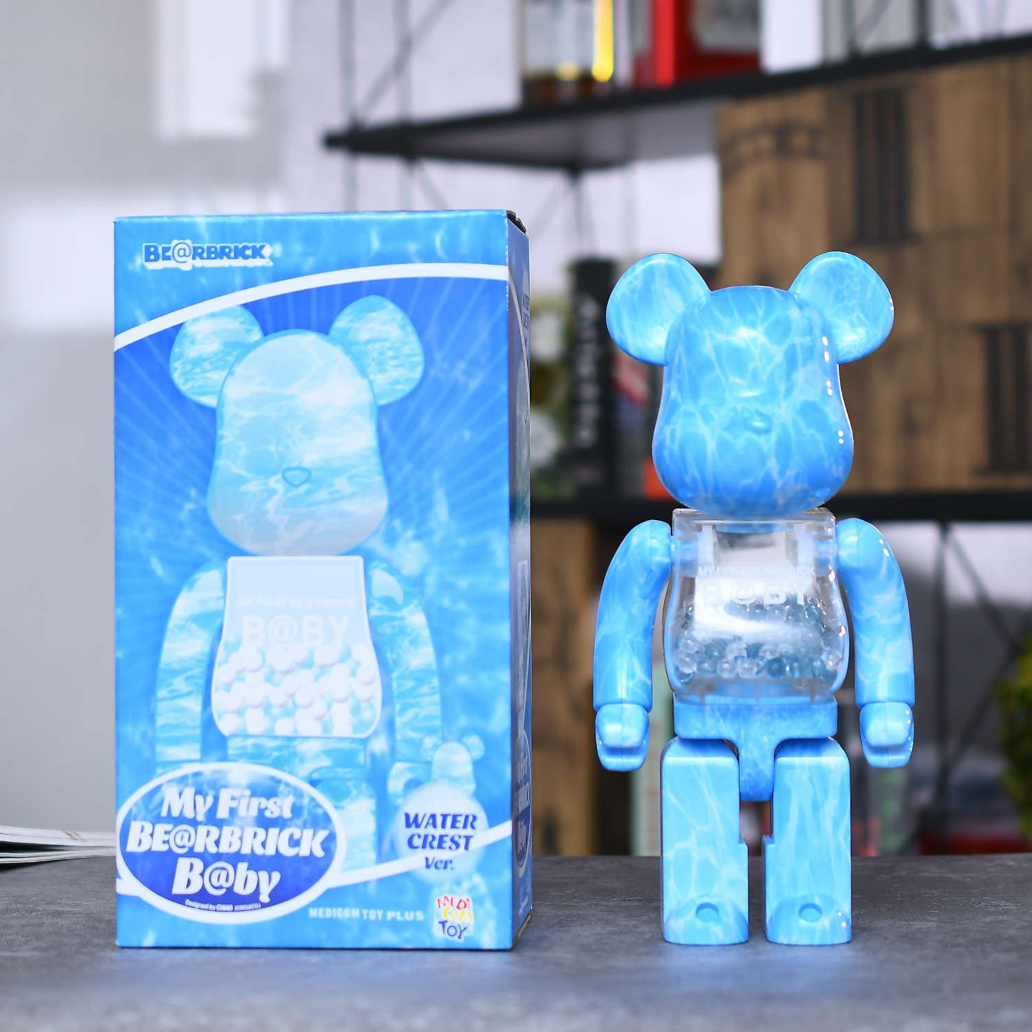 bearbrick400熊积木熊梵高星空网红潮流公仔摆件礼物 - 图1