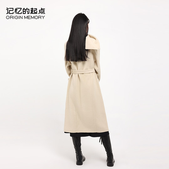The starting point of memory mid-length woolen coat for women 2023 new temperament commuter waistcoat 67GD79306