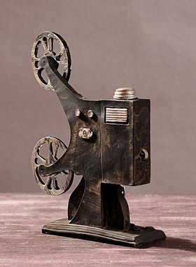 复古老式电影放映机摆件家居装饰品怀旧录音机创意摆设软装装饰