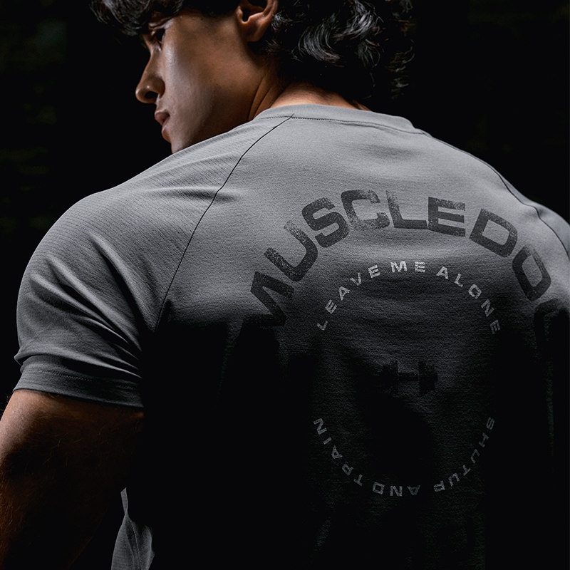 肌肉狗 夏季运动短袖男 凉感防晒透气修身训练服健身跑步半袖t恤,淘宝优惠券,粉丝福利购,淘宝优惠卷