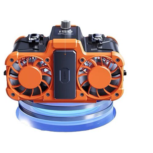 户外挂腰风扇f010双风扇可拆卸电池挂腰风扇工地随身小空调 - 图3