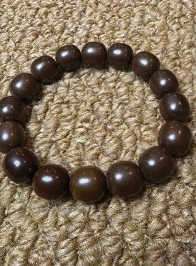 12.5毫米新疆五彩湾硅化铁老型珠手工珠手串保真同频共振778