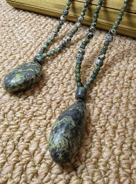 情侣套装私人定制款臧玉药王石籽料吊坠原生态原石项链亲子装281