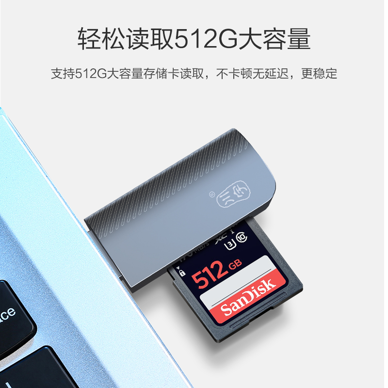 川宇USB3.0高速读卡器sd卡tf安卓手机迷你电脑佳能相机行车记录仪内存卡多功能二合一车载otg手机读卡器 - 图3