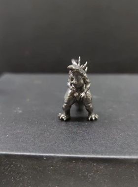 纯铜做旧 哥斯拉 红莲 怪兽 godzilla 模型 雕像 手办 玩具 摆件