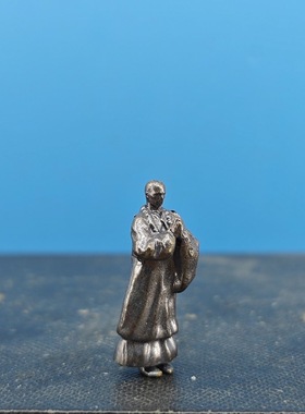 黄铜禅意新中式僧侣小和尚阿弥陀佛桌面装饰微景观鱼缸造景摆件