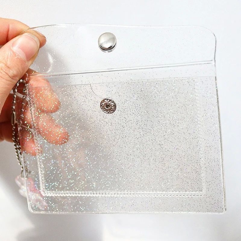 Women's Credit Card Holder Wallet Fashion Transparent Waterp - 图3