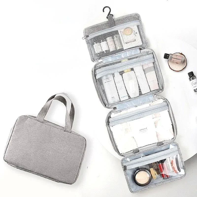 Travel Waterproof Folding Dry and Wet Separation Toiletry Ba - 图1