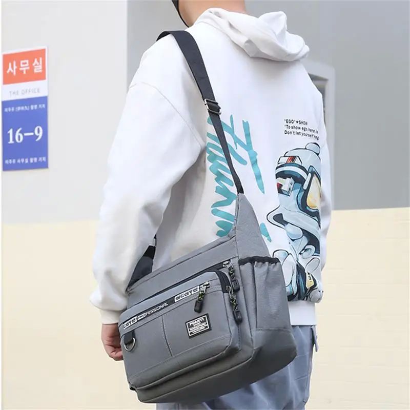 Men's Messenger Bag Crossbody Shoulder Bags Men Small Sling-图1