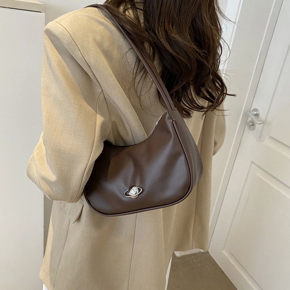 Women Small Shoulder Bags Zip Closure Fashion Mini Purse Lea - 图2