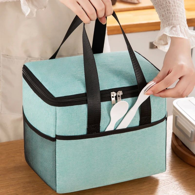 Lunch Bag Waterproof Portable Utility Cationic Large Thermal - 图2