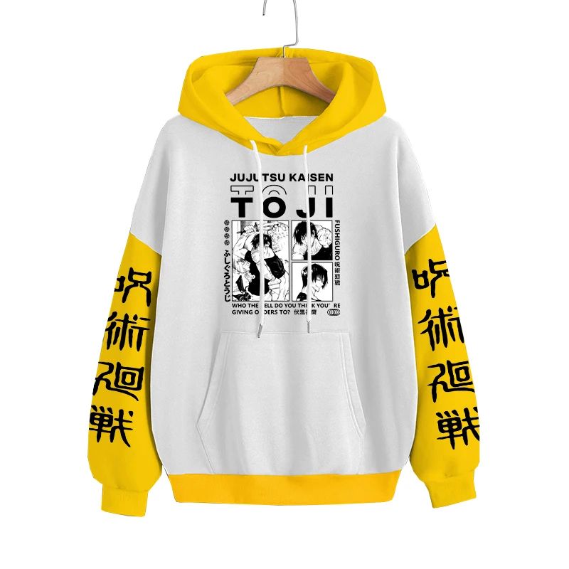 Jujutsu Kaisen Fushiguro Toji Anime Hoodies Harajuku Street - 图1