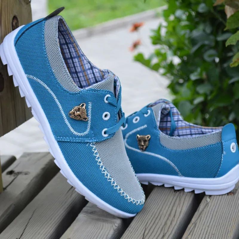 Men Casual Sneakers Flat Shoes for Men Spring Summer Comfor-图0