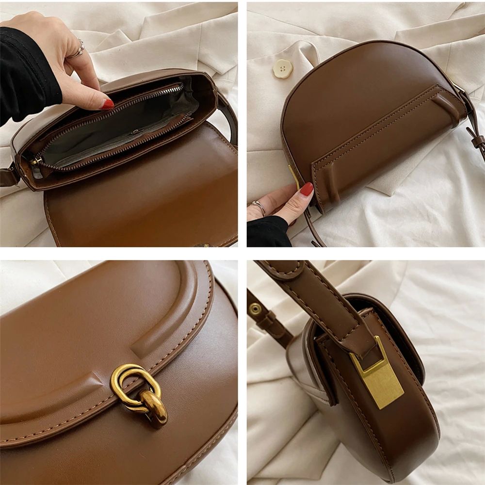 Toptrends Saddle Small Crossbody Bags For Women 2024 nd Desi - 图3