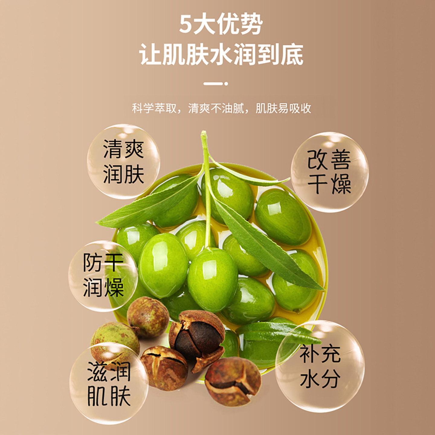 【拍2发3】琪源堂正品山茶橄榄护肤甘油 润肤防裂补水保湿不油腻 - 图2