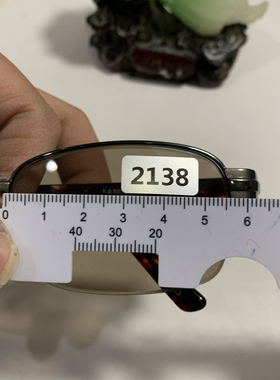 天然水晶石头眼镜茶色养眼保真清晰度高保真天然有棉保真