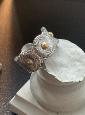 雏菊-不掉色钛钢朋克GD戒指摇滚