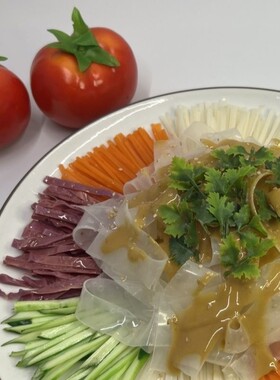 仿真拉皮凉皮拌粉皮模型厂家直销