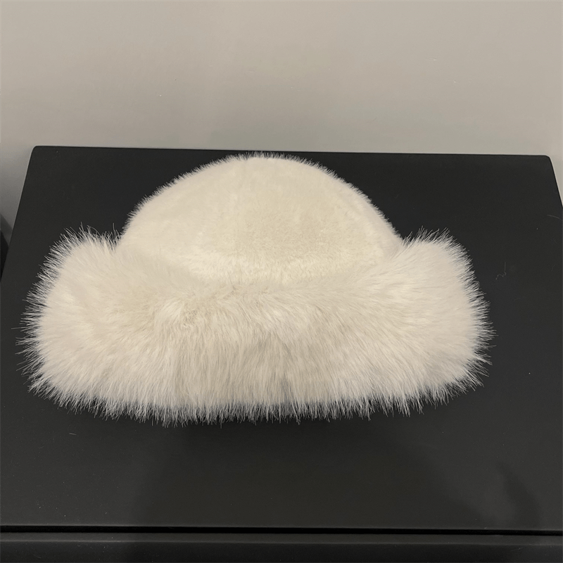 新款毛绒地主帽女秋冬防寒保暖帽子东北盆帽护耳帽显脸小渔夫帽潮,淘宝优惠券,粉丝福利购,淘宝优惠卷