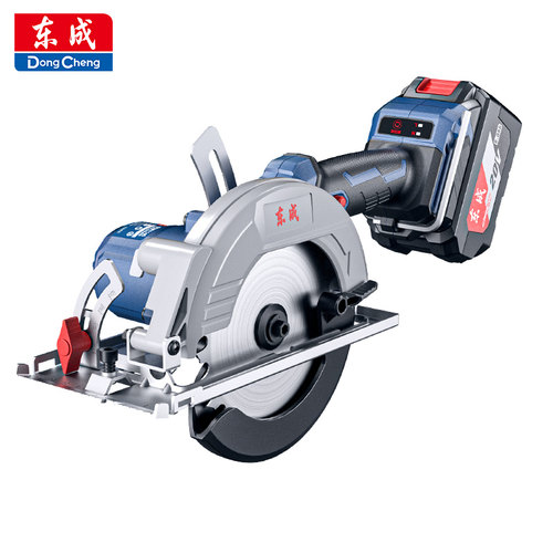 东成锂电锯20V充电电圆锯DCMY140木工电锯圆盘锯手提锯轨道锯 - 图3