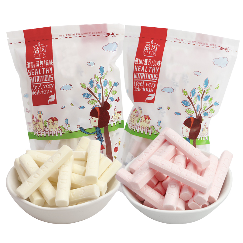 益因旗舰店奶酪棒干吃奶片草莓棒牛奶棒棒条儿童健康营养食品奶棒糖散装糖果2