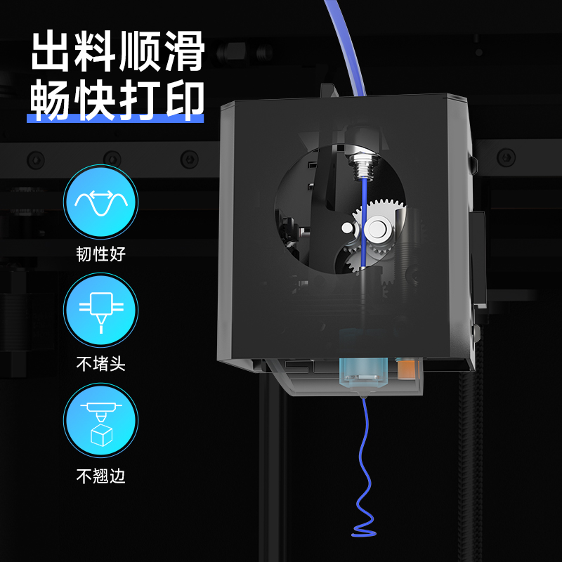 3D打印机耗材 pla耗材1kg 3d打印耗材ABS 3D画笔打印耗材FDM 1.75 - 图1