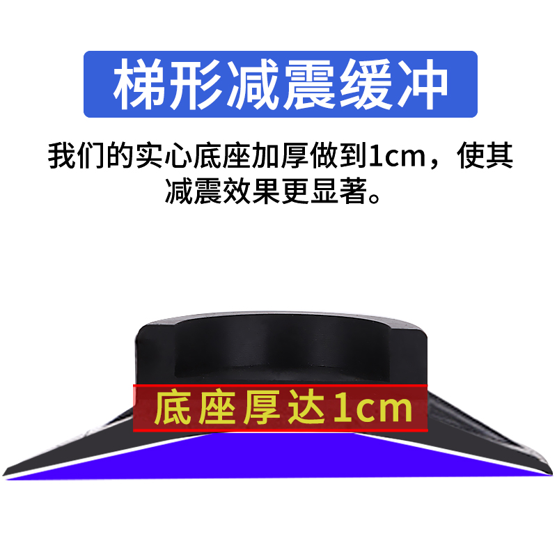 通用型LG滚筒洗衣机防滑减震固定垫止滑垫子橡胶防抖固定静音脚垫-图1