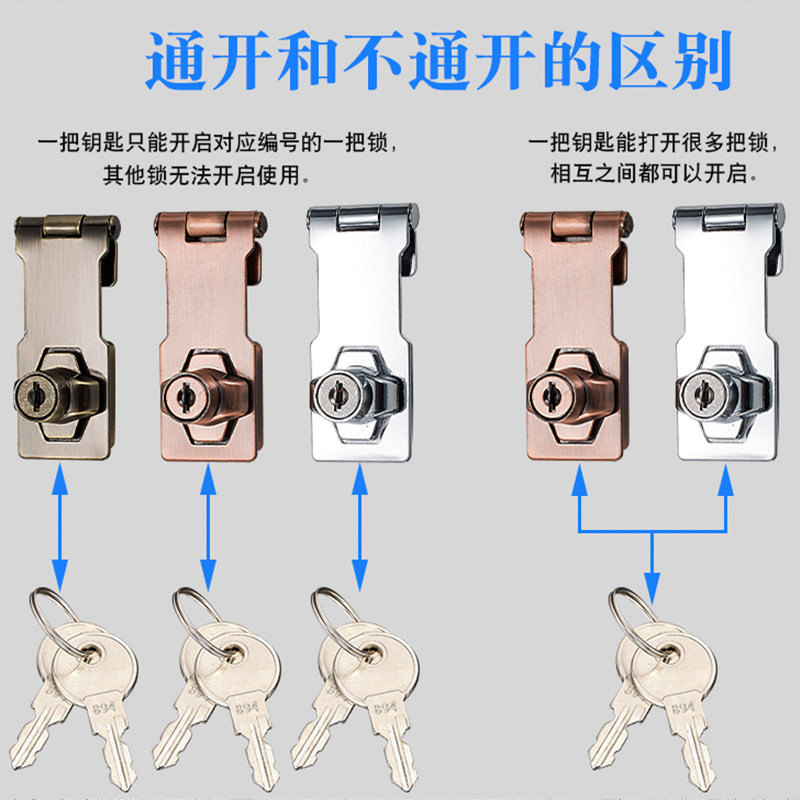 加厚柜门锁门锁扣 90度直角门搭扣安全防盗扣插销门栓老式门锁扣_虎窝淘
