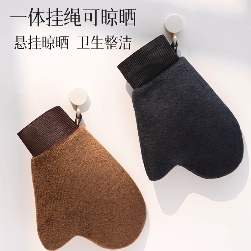 身体乳油手套涂抹工具神器擦脖子素颜霜乳液植绒美黑懒人专用沐浴