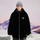 ER smiley imitation rabbit fur coat trendy couple loose plush thickened hood ER smiley imitation rabbit fur coat trendy couple loose plush thickened hood