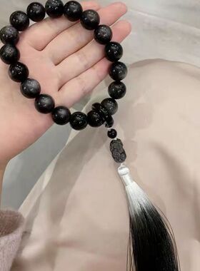 银曜石鑫惠黑曜石民族时尚复古风