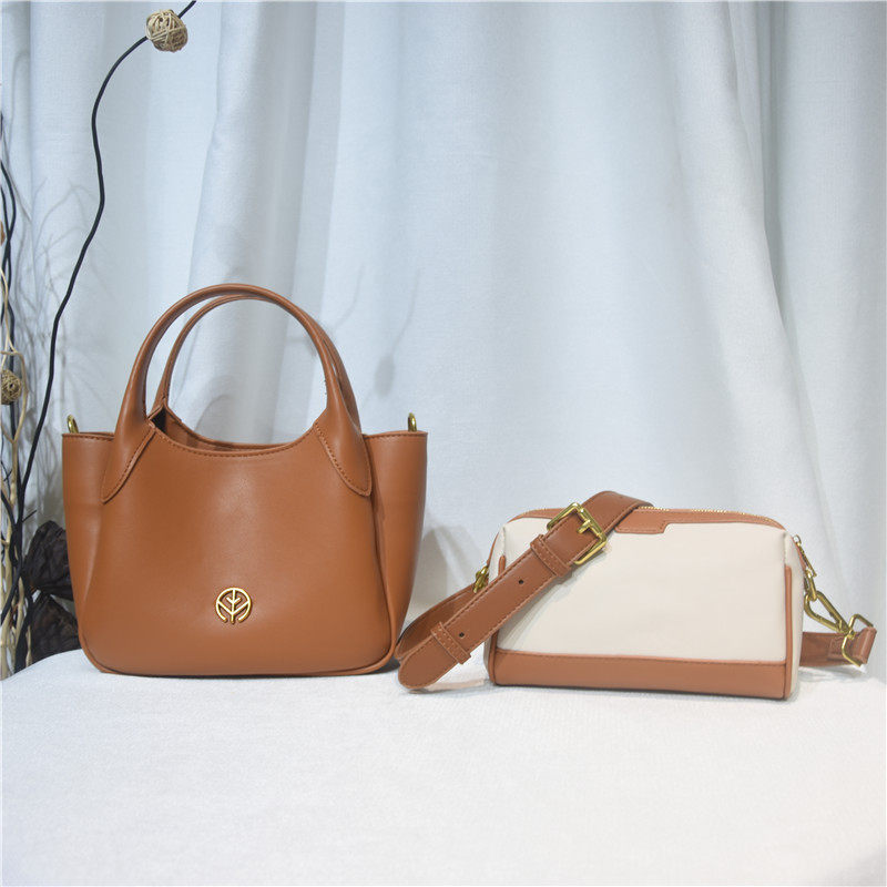 水桶包包女2025新款时尚轻奢子母墩墩包单肩斜跨百搭菜篮子手提包,淘宝优惠券,粉丝福利购,淘宝优惠卷