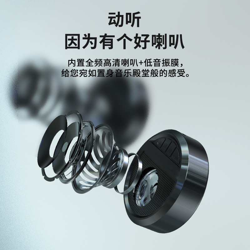 earise雅兰仕品尚佳专卖店智能蓝牙音箱AI人工语音控制内置智能助手家用家居手机插卡U盘3