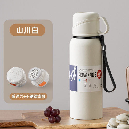 大容量保温杯1000ml车载户外旅行大号1500毫升水杯子家用便携茶壶 - 图2