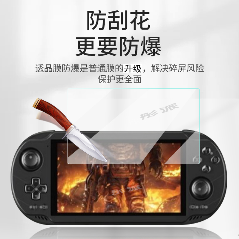 适用奥丁Odin2 Mini掌机贴膜AYN Odin2mini 安卓游戏机保护膜5寸屏幕膜奥丁Odin2Mini LED非钢化防指纹护眼 - 图0