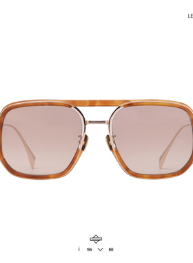 双梁设计通勤方形大框墨镜百搭