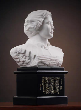 橘子洲头毛主席像塑像毛泽东像半身像摆件陶瓷客厅办公室摆像