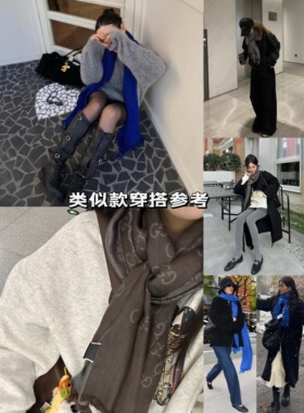 捡漏！15羊毛～淘到国外商场1k+羊毛混纺薄款围巾T068