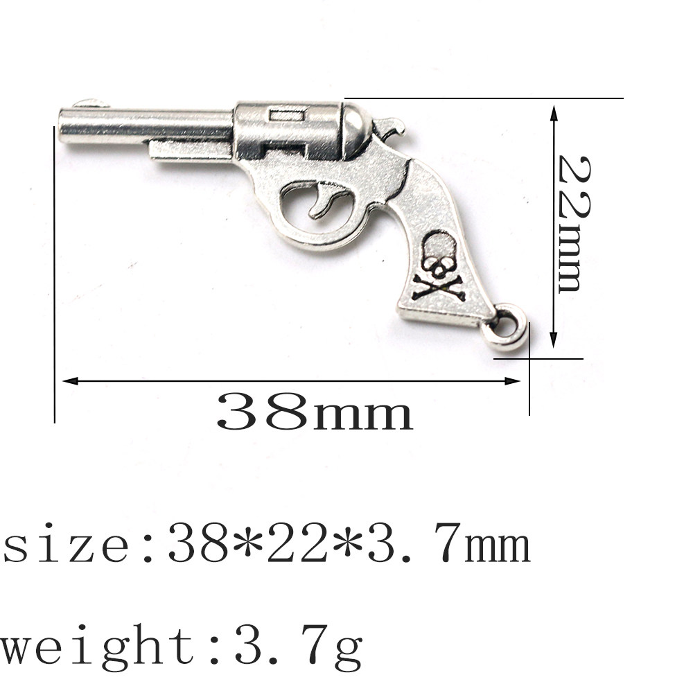 绝地求生饰品绝地求生大型吃鸡游戏 武器模型左轮手枪个性项链吊坠挂件diy直销
