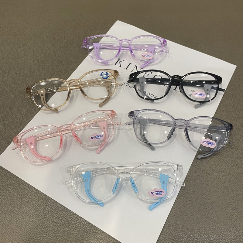 儿童平光镜男女童时尚挂勾防蓝光眼镜宝宝小学生上网看电脑护目镜,淘宝优惠券,粉丝福利购,淘宝优惠卷