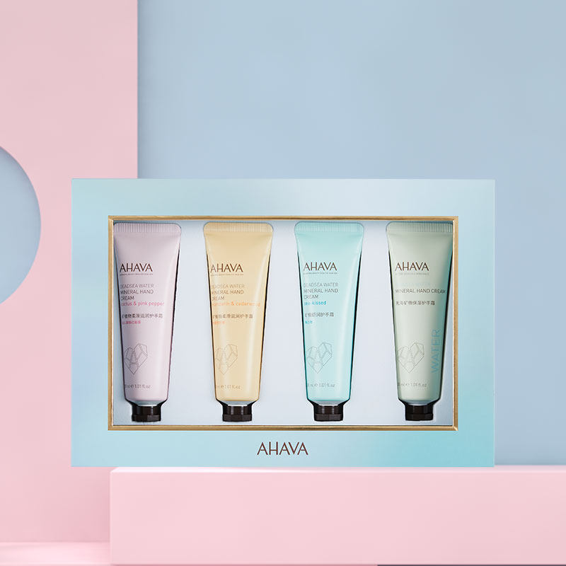 ahava矿物香氛套装礼盒男女护手霜 AHAVA护手霜