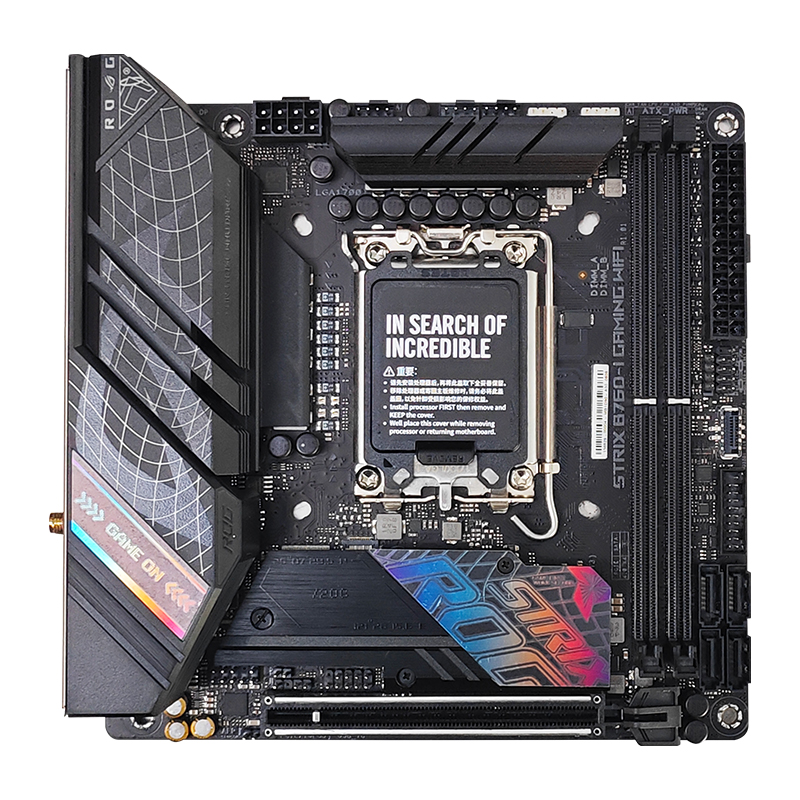 华硕 B760i Z690itx ROG猛禽 mini主板13600/13700kf主板cpu套装-图3